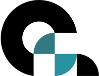 Qmax Q logo with 3 colours